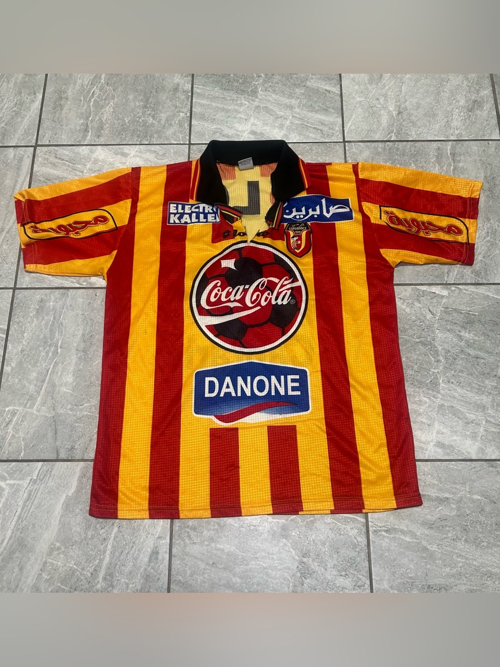 Rare Vintage Lotto Esperance Tunis Caprari #25 Soccer Jersey XL